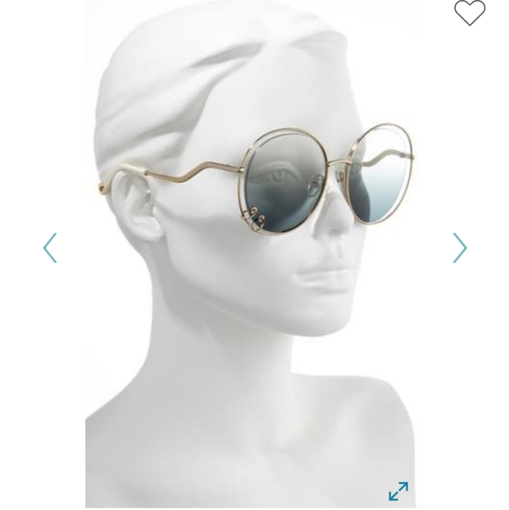 ChloeWendy 59mm Round Sunglasses